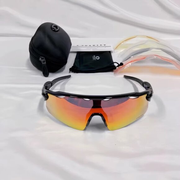 Oakley Sutro Sunglasses – Prizm Road Lens, Black Frame - Picture 4 of 5